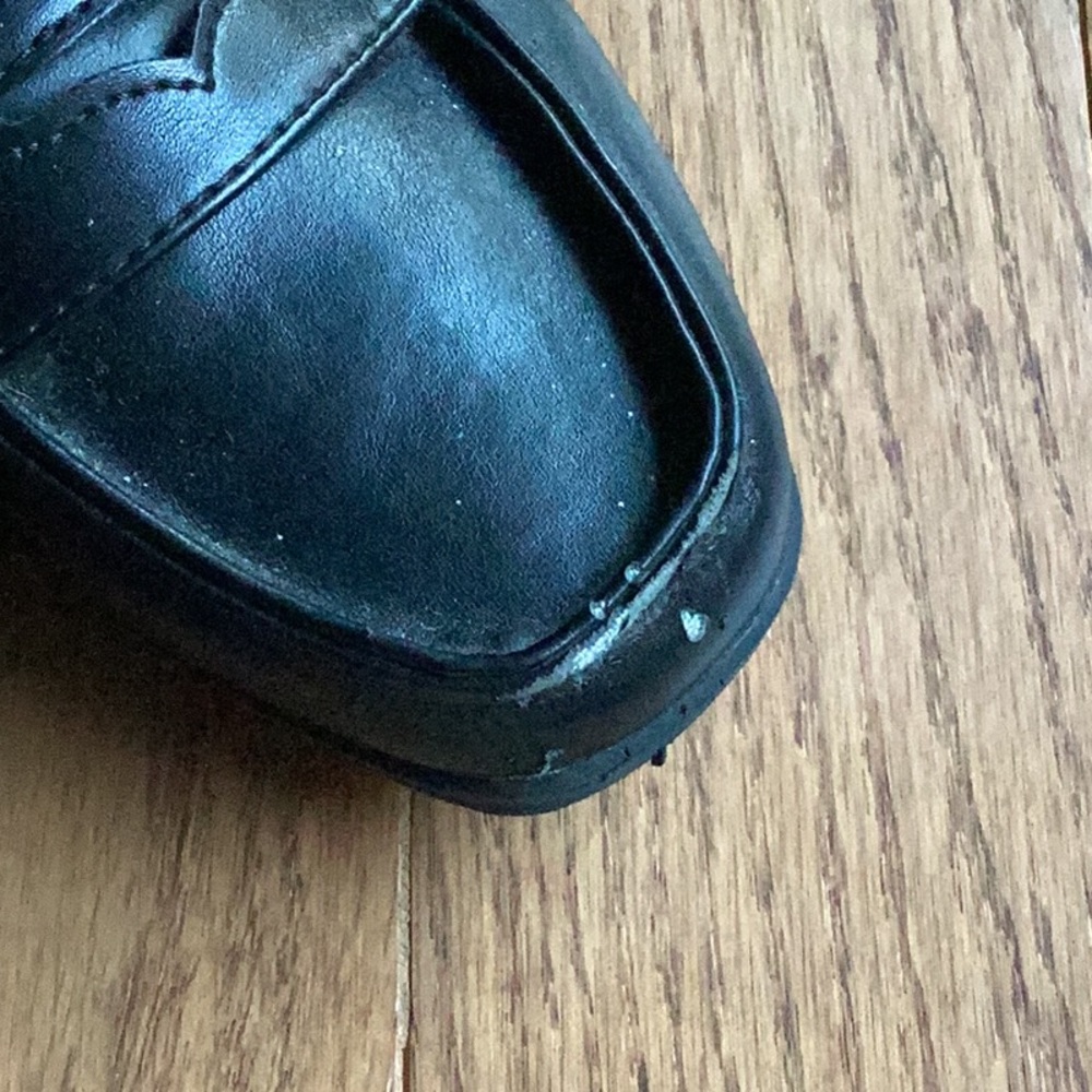 Vintage faux leather penny loafers - Picture 2 of 6